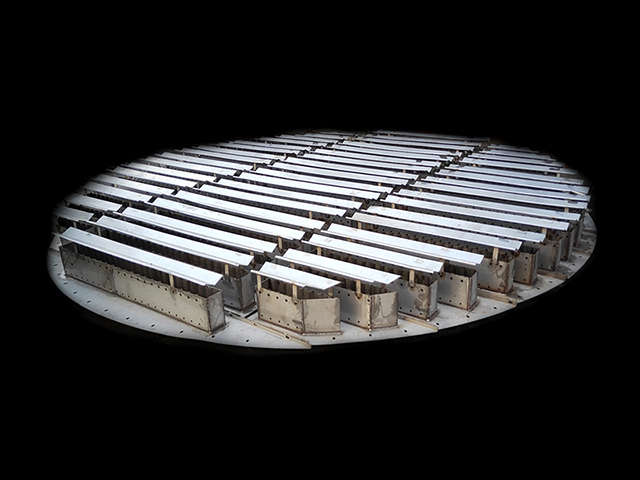 槽盤式液體分布器